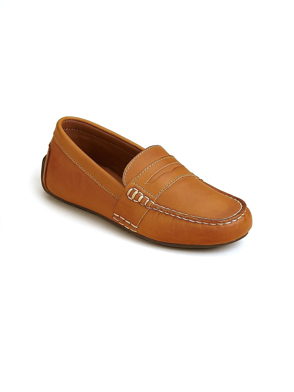 Boy's Telly Leather Loafers - Tan - Size 13 (Child) | Saks Fifth Avenue