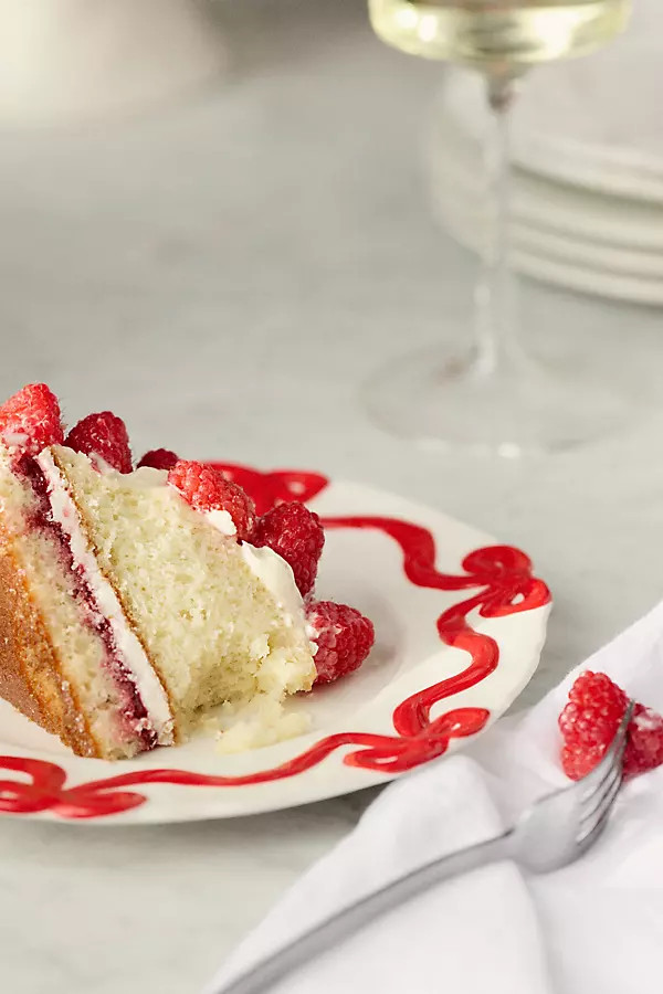 Benedita Bow Stoneware Side Plates, Set of 4 | Anthropologie (US)