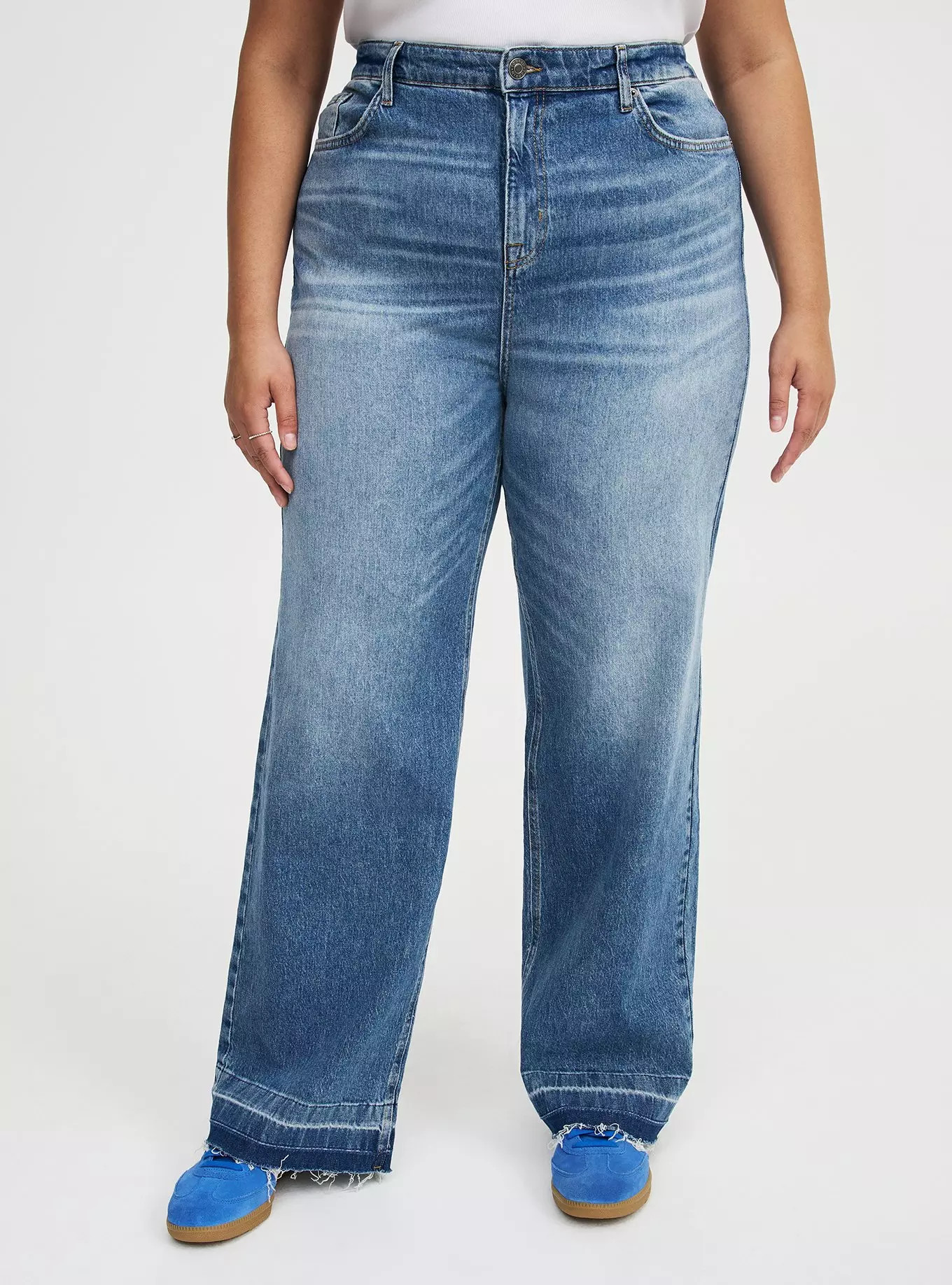 High-Rise Wide Leg Puddle Jean | Torrid (US & Canada)