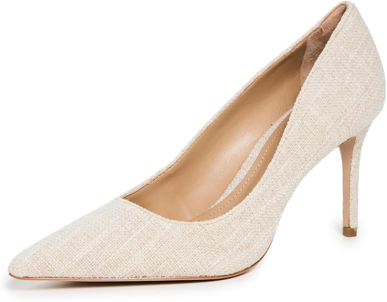 SCHUTZ Women's Lou Linen Tweed Pumps | Amazon (US)