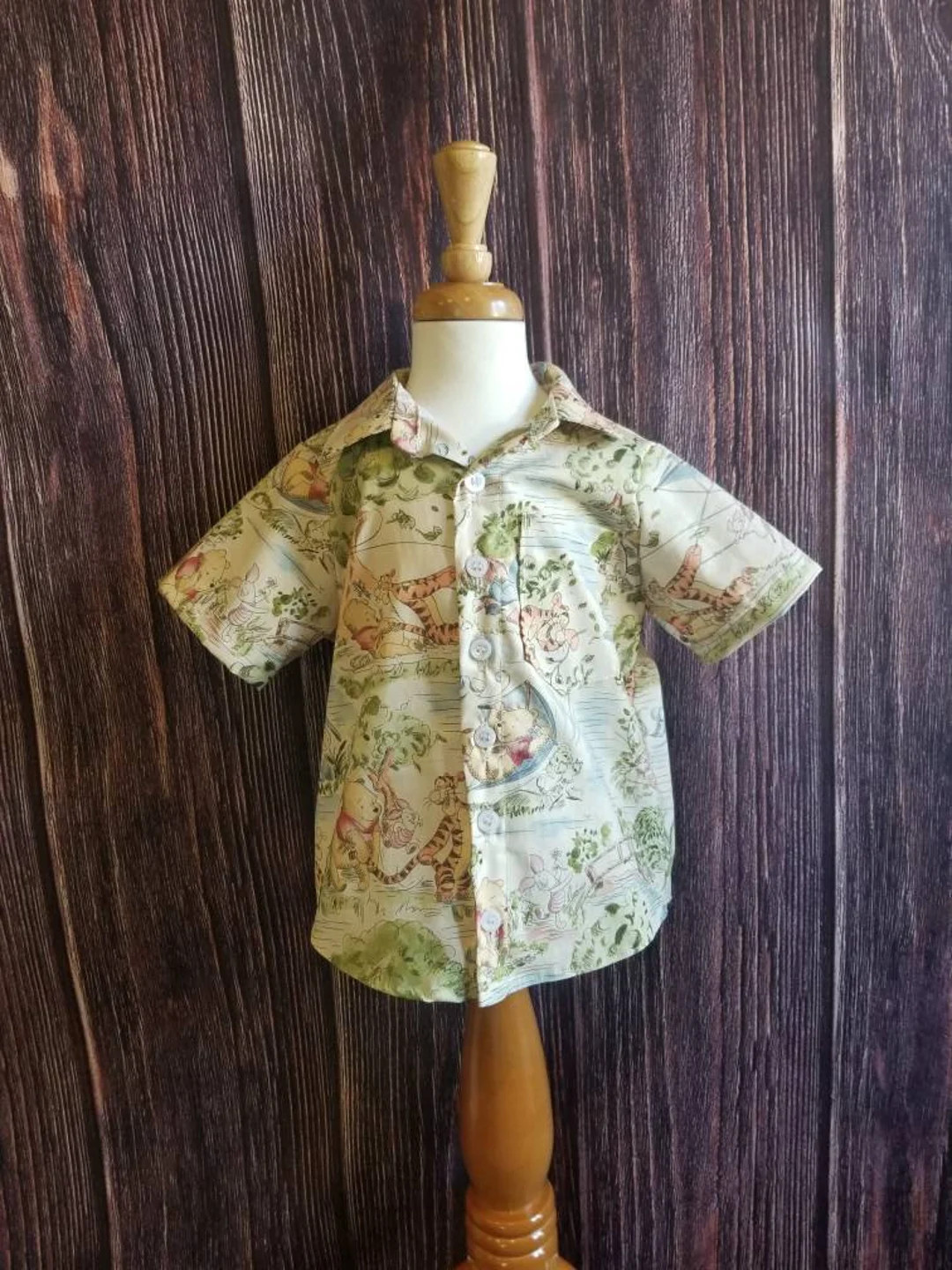 Winnie the pooh button down shirt | Etsy (US)