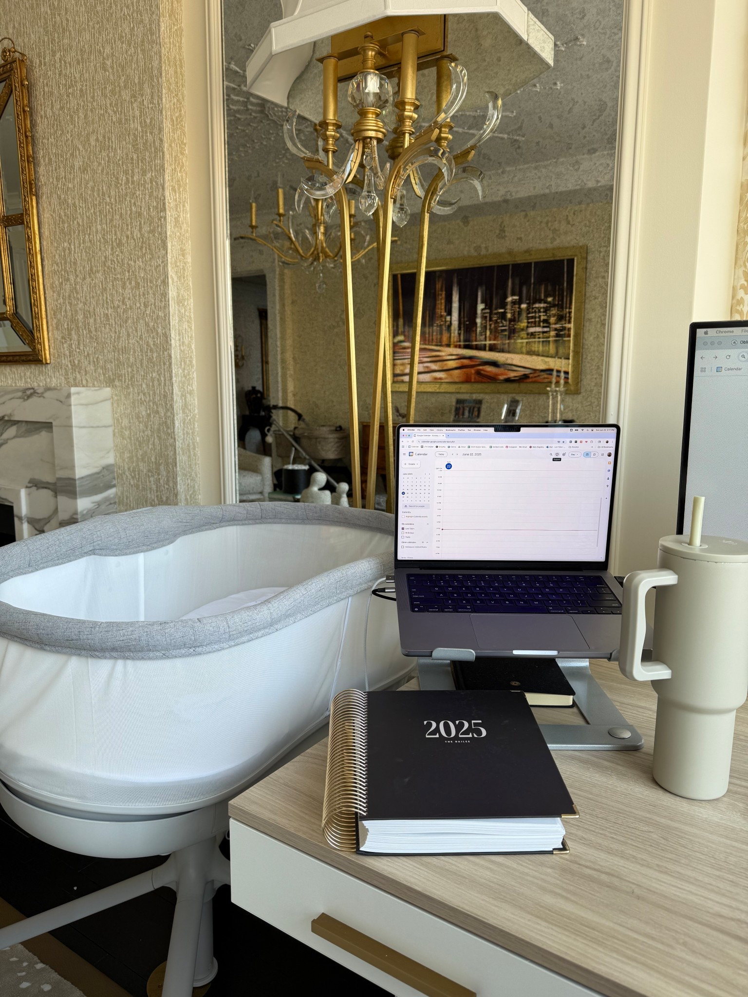 Everything I’ve been loving as I prep for baby - including the HALO BassiNest Smart Connected 3.0 that’s already set up next to my desk 🙌 #HALOSLEEP #liketkit #ad @shop.ltk 

#LTKBaby #LTKFamily #LTKHome