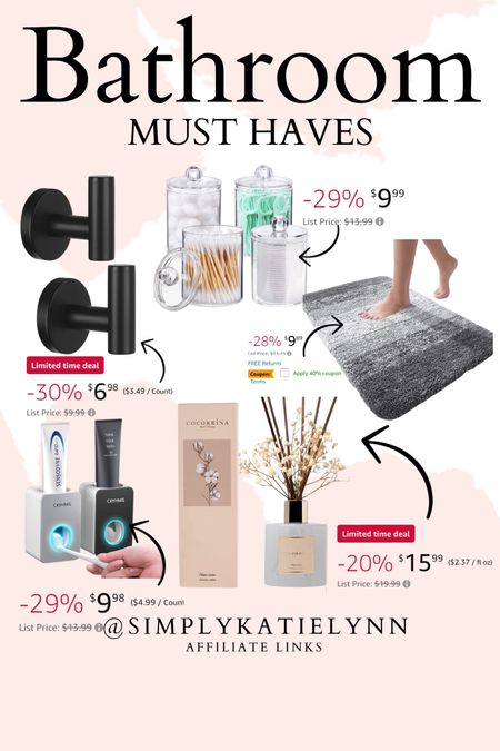 Sale on bathroom accessories! 

#LTKsalealert #LTKfamily #LTKhome