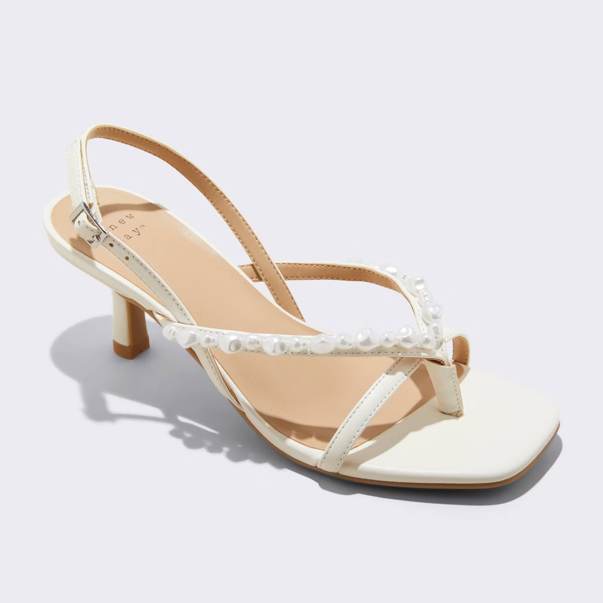 Women's Marin Thong Heels with Memory Foam Insole - A New Day™ | Target