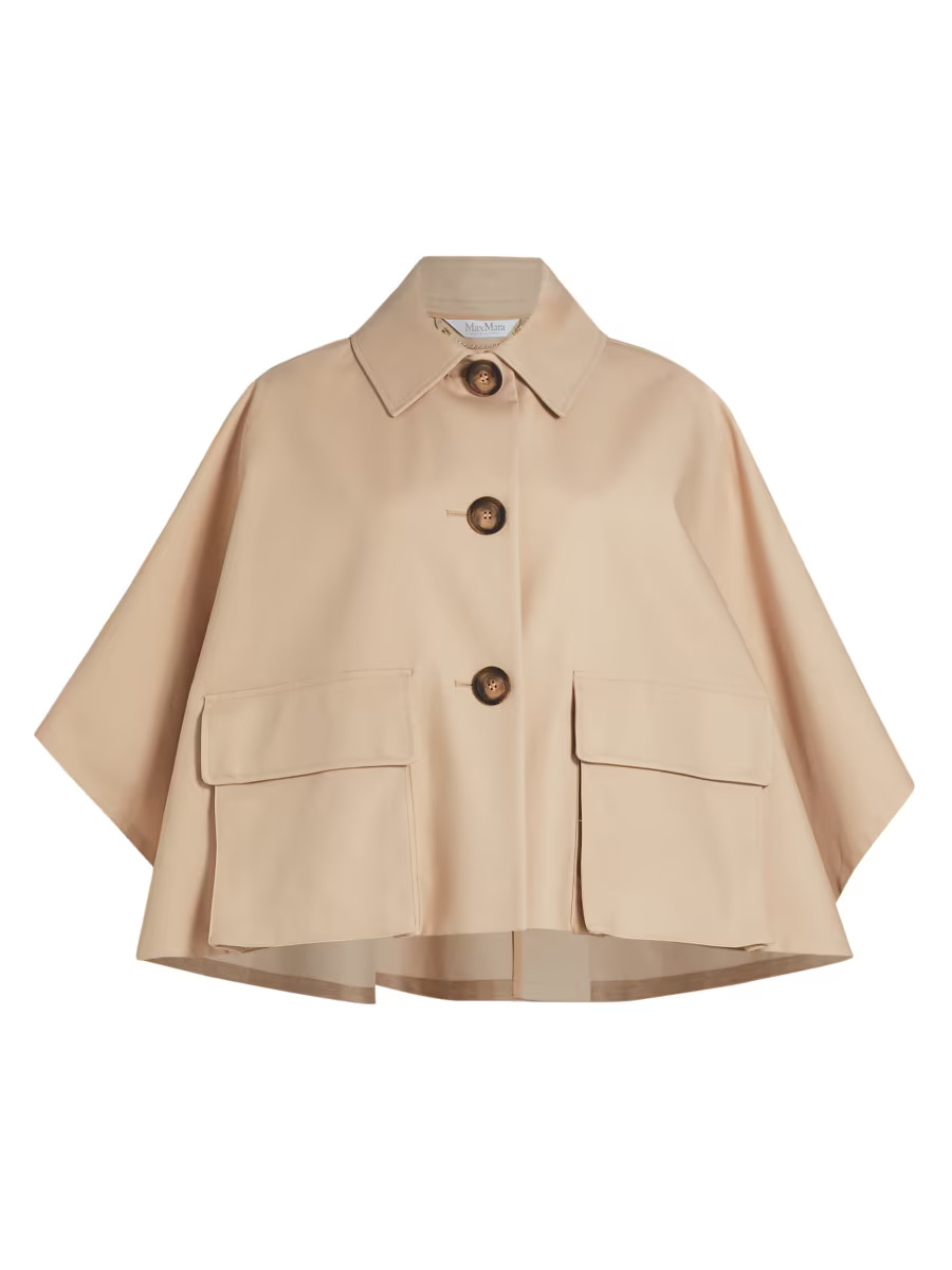 Fred Crop Trench Cape | Saks Fifth Avenue