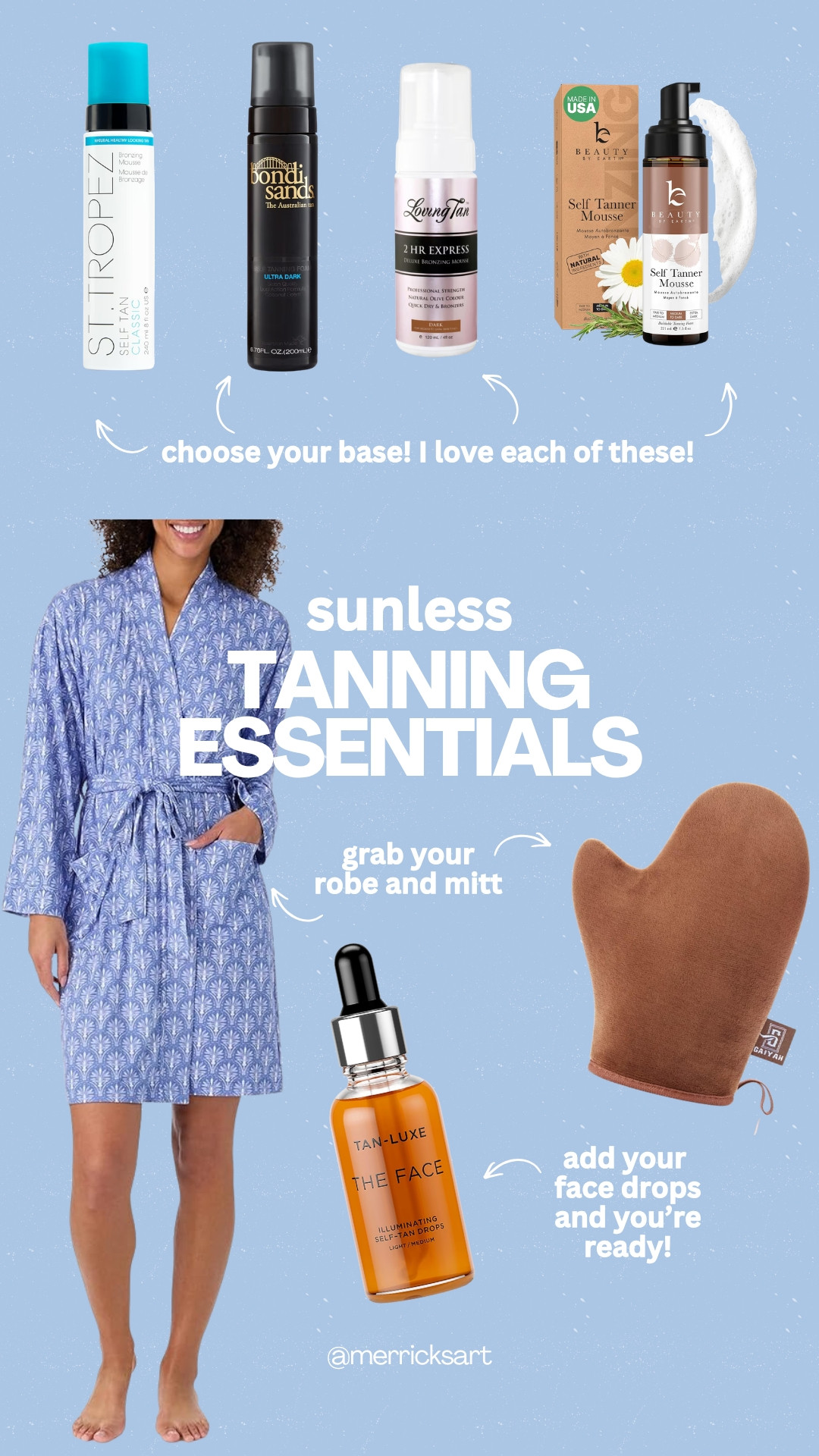 My Favorite Sunless Tanning Essentials! 

 #LTKselfcare #LTKSeasonal #LTKBeauty