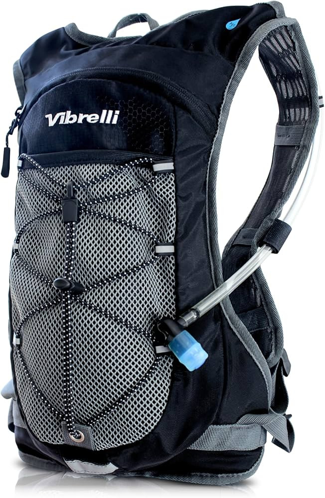 Vibrelli Hydration Pack & 2L Hydration Water Bladder - High Flow Bite Valve - Hydration Backpack ... | Amazon (US)