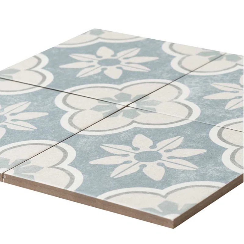 Oheka 6" x 6" Porcelain Patterned Wall & Floor Tile | Wayfair North America