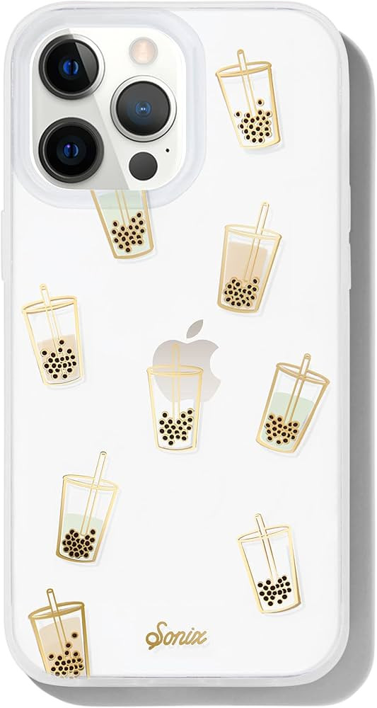 Sonix Phone Case for iPhone 13 Pro Max / 12 Pro Max | 10ft Drop Tested | Bubble Tea Print | Boba | Amazon (US)
