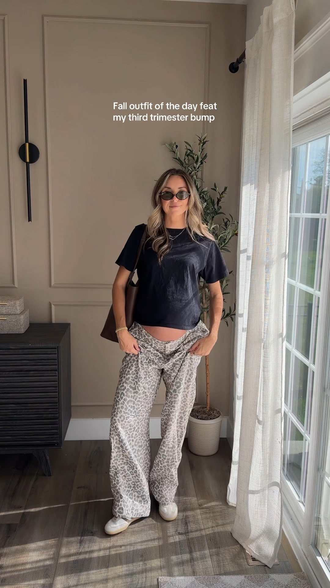 Wearing a medium in pants, stretchy waistband! Perfectly bump friendly and good for postpartum

#LTKTall #LTKootd #LTKBump
