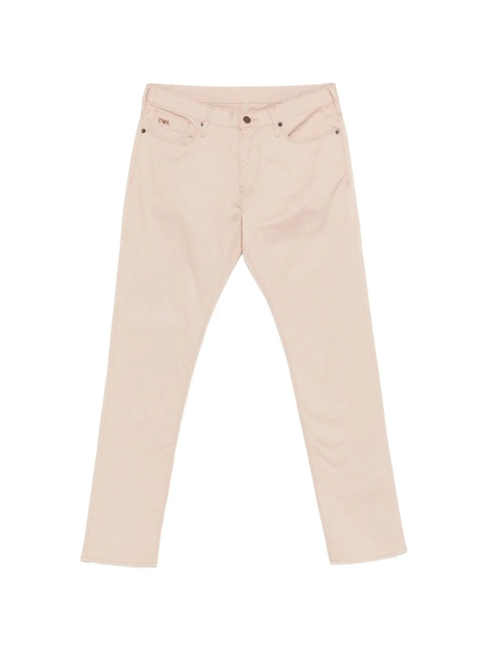 Emporio Armani Logo-Detail Denim Jeans — Beige | Italist Inc.