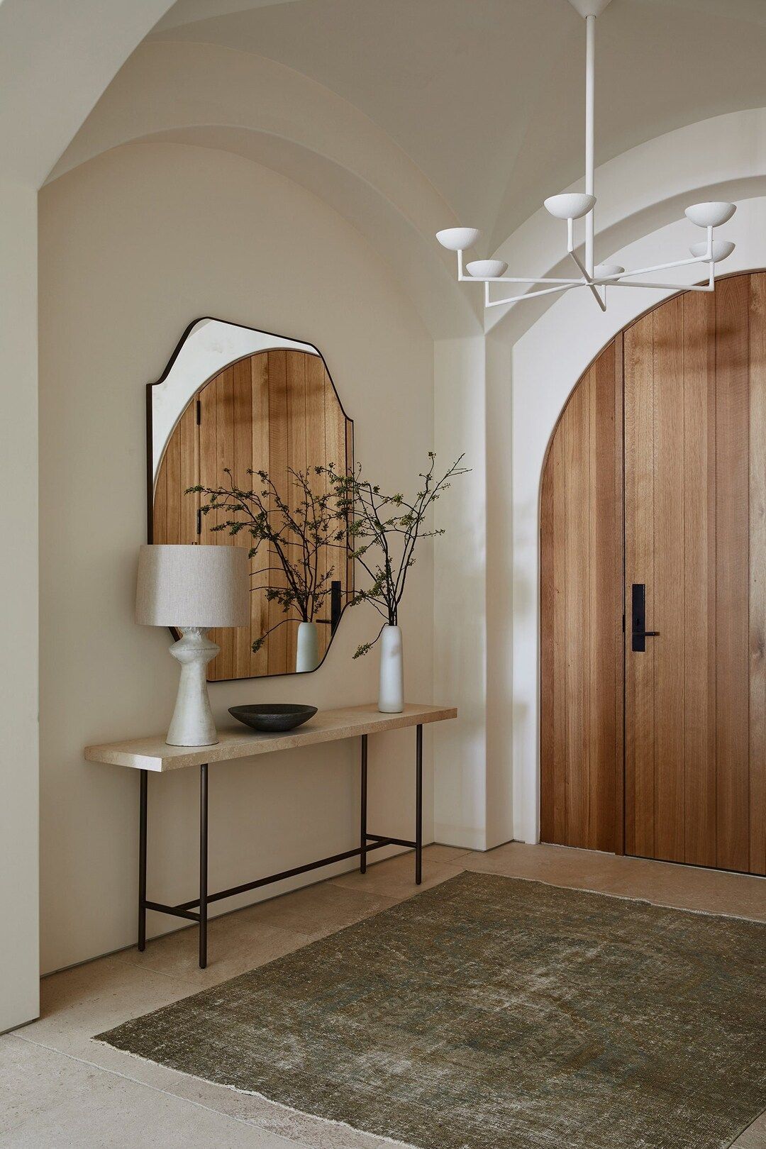 Architectural Mirror Home Decor Asymmetrical Design Wall Miror - Etsy | Etsy (US)