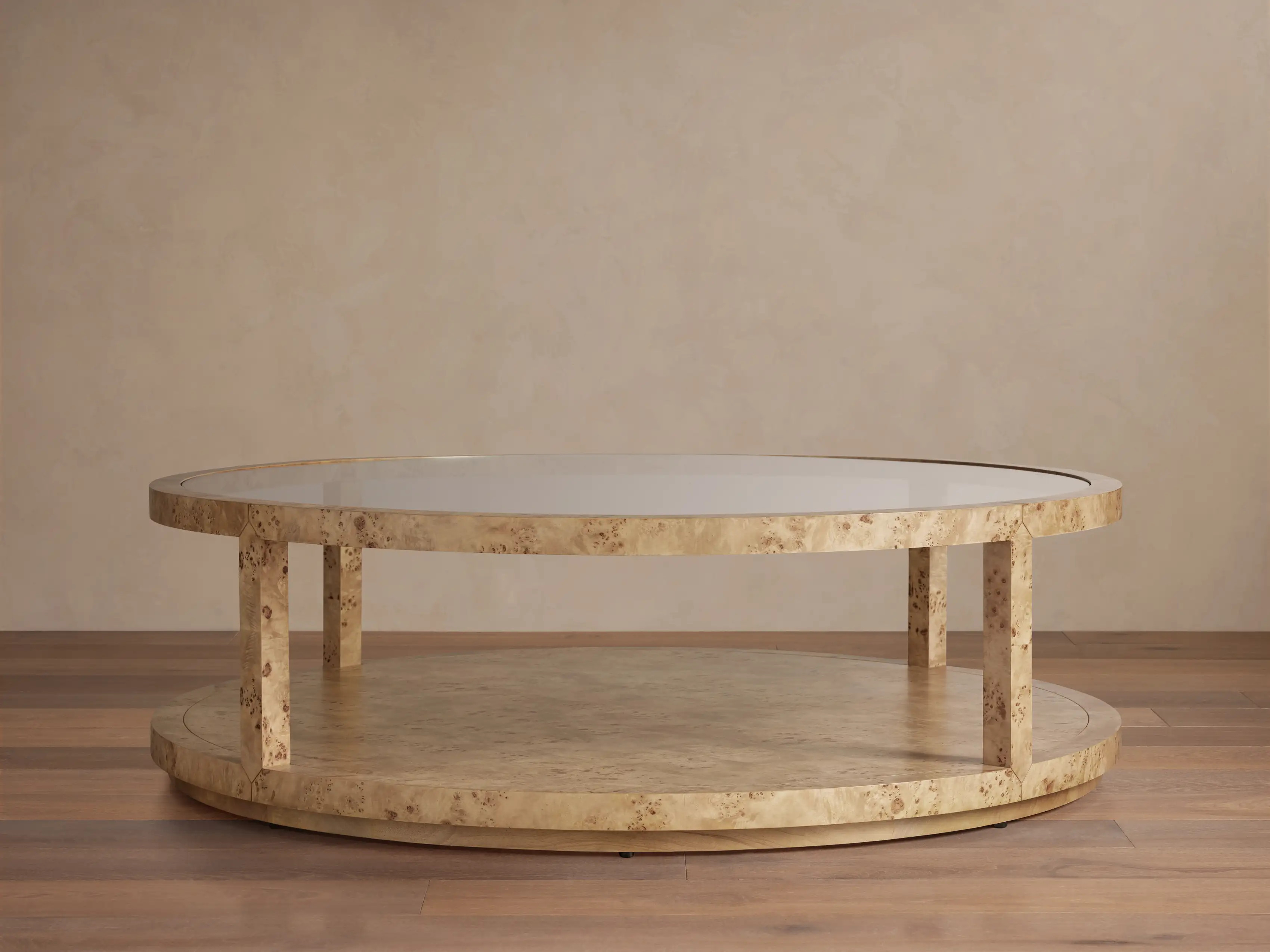 Corey Round Coffee Table in Loura | Arhaus
