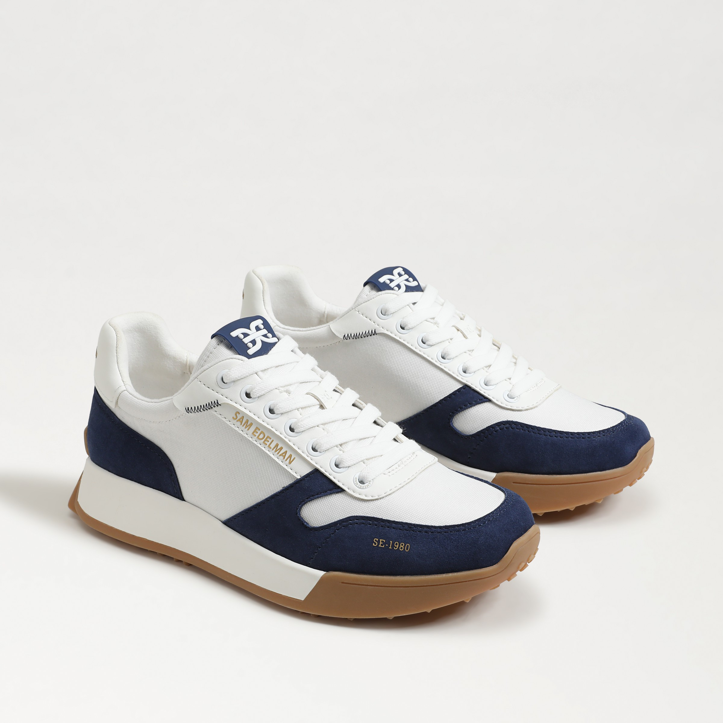 Sam Edelman Men's Logan Sneaker Navy Suede/Nylon | Sam Edelman