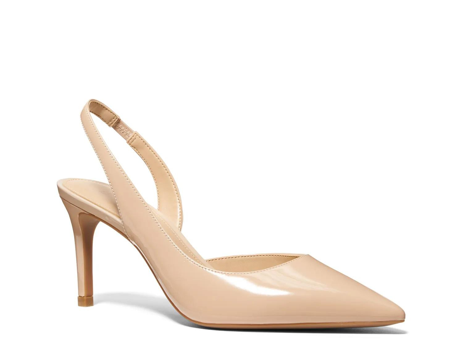 Michael Michael Kors Alina Flex Pump | Women's | Cream/Blush | Size 7.5 | Pumps | Slingback | DSW