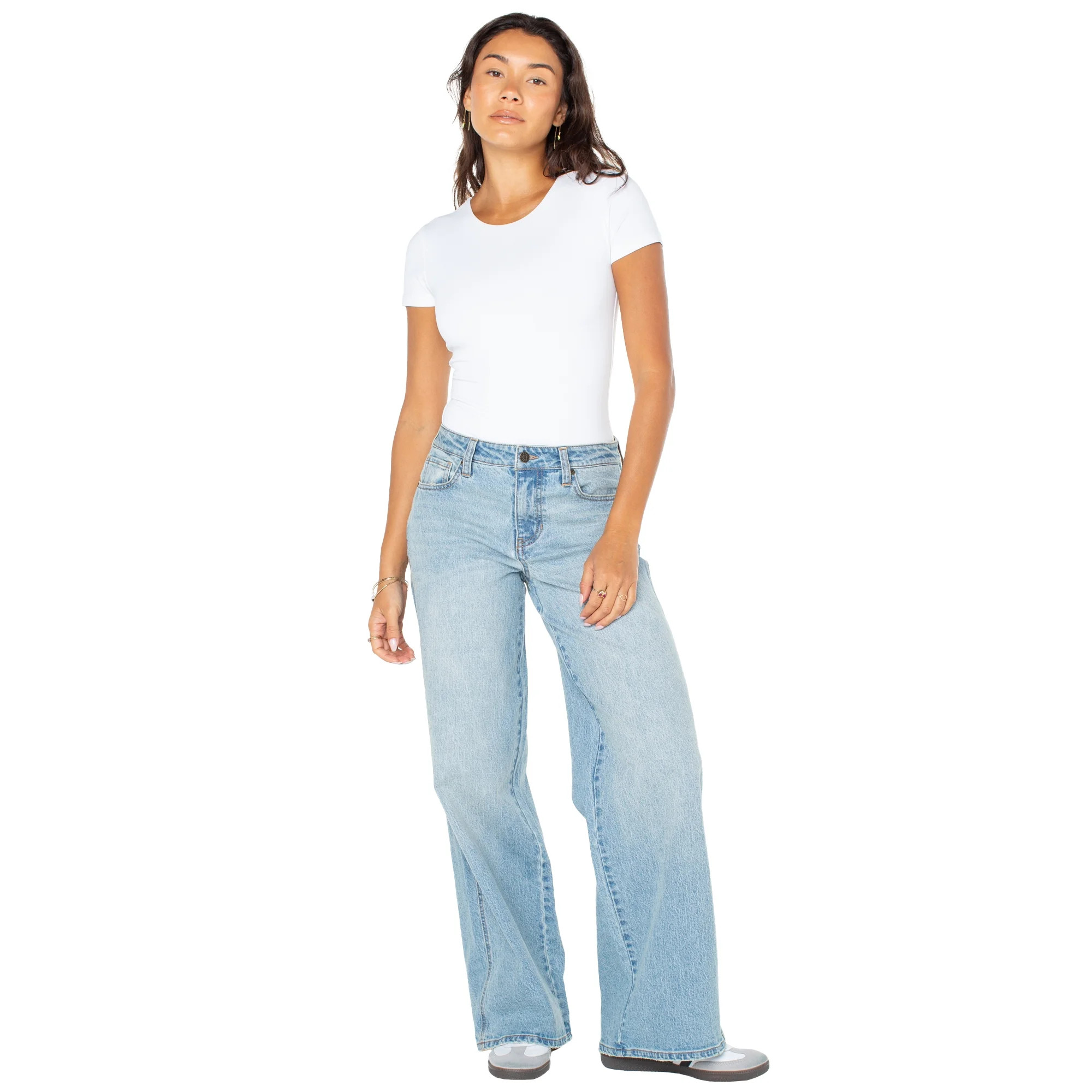 Celebrity Pink Juniors Baggy Wide Leg Jeans | Walmart (US)
