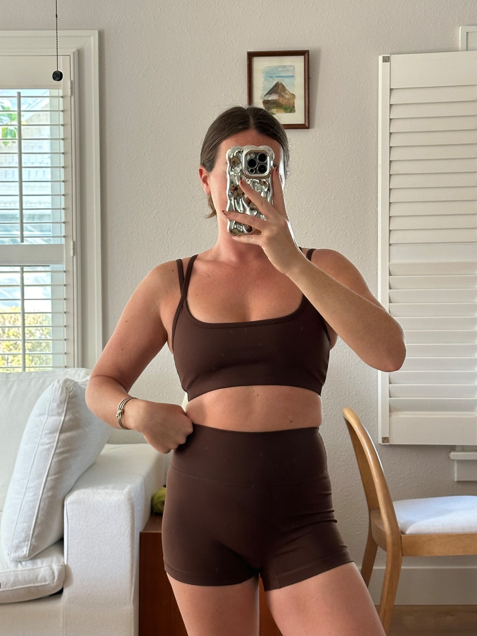 Todays workout set & also my phone case #matchingset #outdoorvoices #workout #workoutset #sportsbra #activewear #phonecase #workoutootd #exercise 

#LTKdayinmylife #LTKootd #LTKfitnessgoals