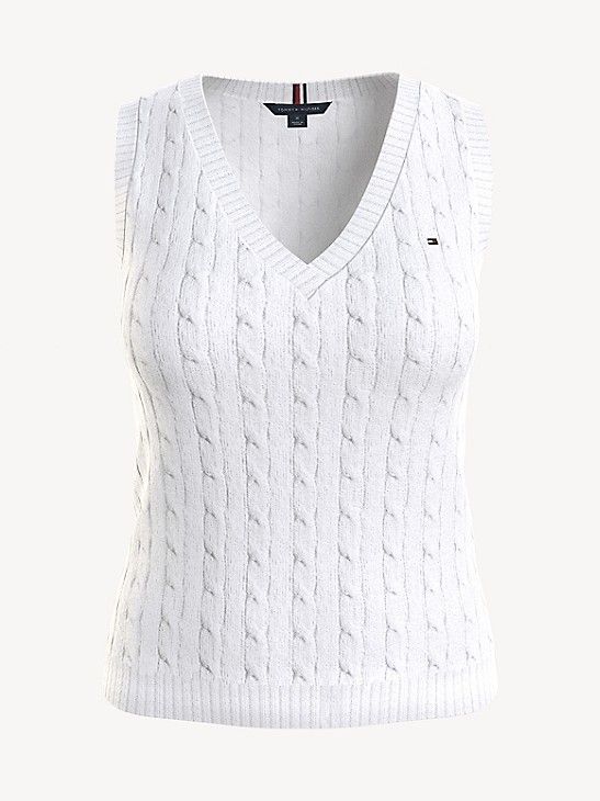 Cable Knit Sweater Vest | Tommy Hilfiger (US)
