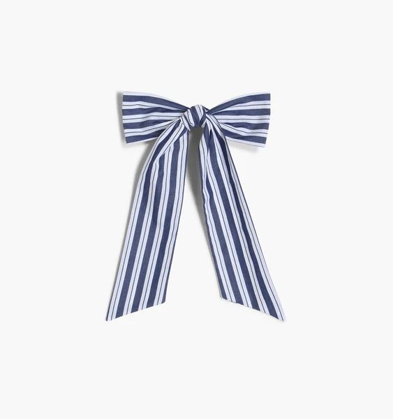 The Belle Bow - Navy Stripe | Hill House Home