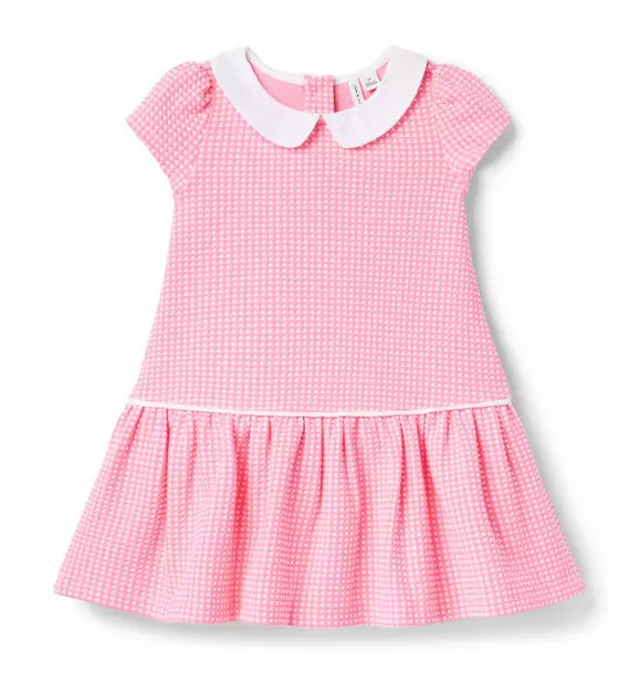 Textured Check Dropwaist Dress | Janie and Jack