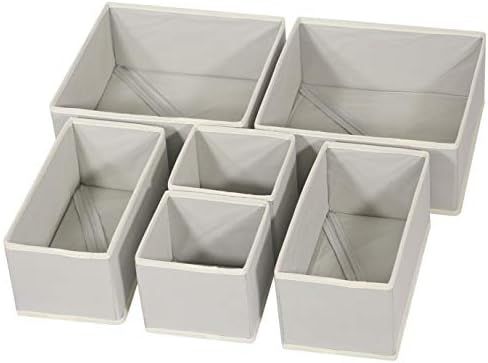DIOMMELL Foldable Cloth Storage Box Closet Dresser Drawer Organizer Fabric Baskets Bins Container... | Amazon (US)