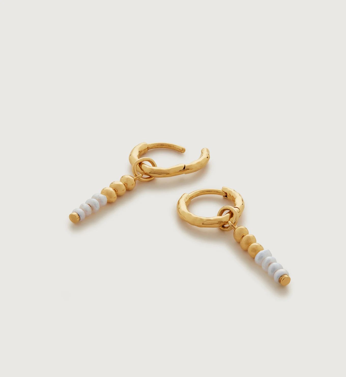 Siren Muse Tiny Pearl Mini Huggie Earrings | Monica Vinader (US)