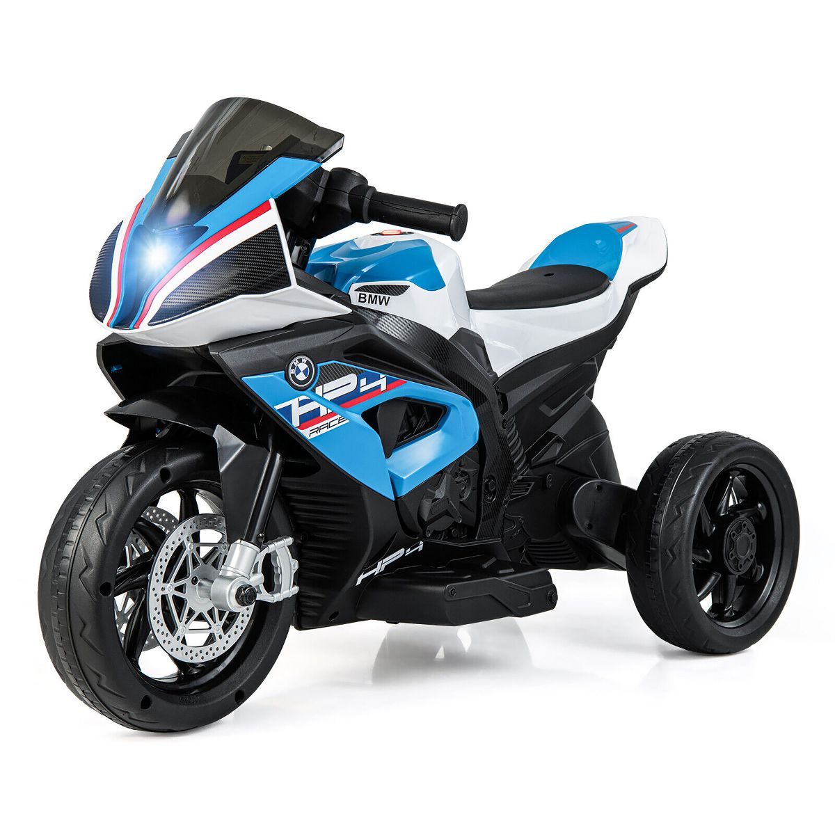 Costway 12V Kids Ride on Motorcycle Licensed BMW 3 Wheels Electric Toy w/ Light & Music | Target