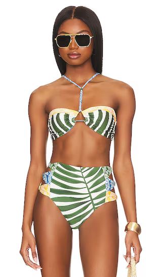 Erma Bikini Top in Tout Green | Revolve Clothing (Global)