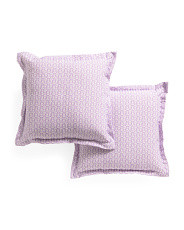Set Of 2 18x18 Outdoor Flower Stamp Pillows | Throw Pillows | Marshalls | Marshalls