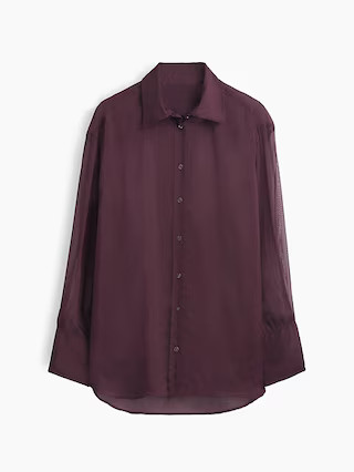 Sheer Organza Big Shirt | Gap (US)