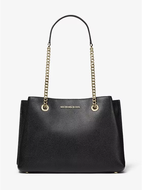 Edith Large Saffiano Leather Tote Bag