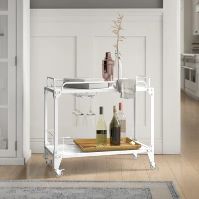 Worthley Mobile Bar Cart Latitude Run | Wayfair North America