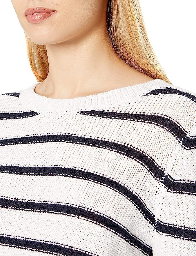 Amazon Brand - Daily Ritual Women's Tape Yarn Beachy Crewneck Sweater | Amazon (US)