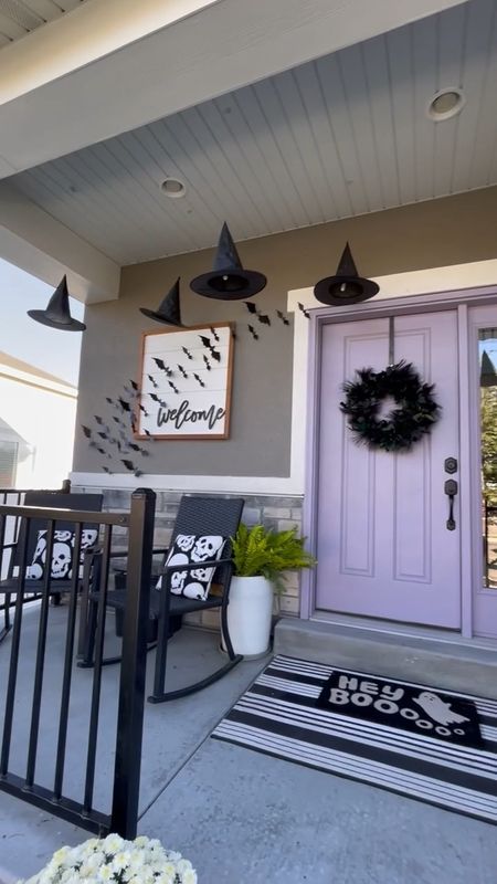 Eek! Check out how cool the witch hats look being blown by the wind 🧙🏼 I just love decorating our front yard and front porch for Halloween!

#halloweendecor #fall #diy #trickortreat #outdoor #autumn

#LTKSeasonal #LTKHoliday #LTKHalloween