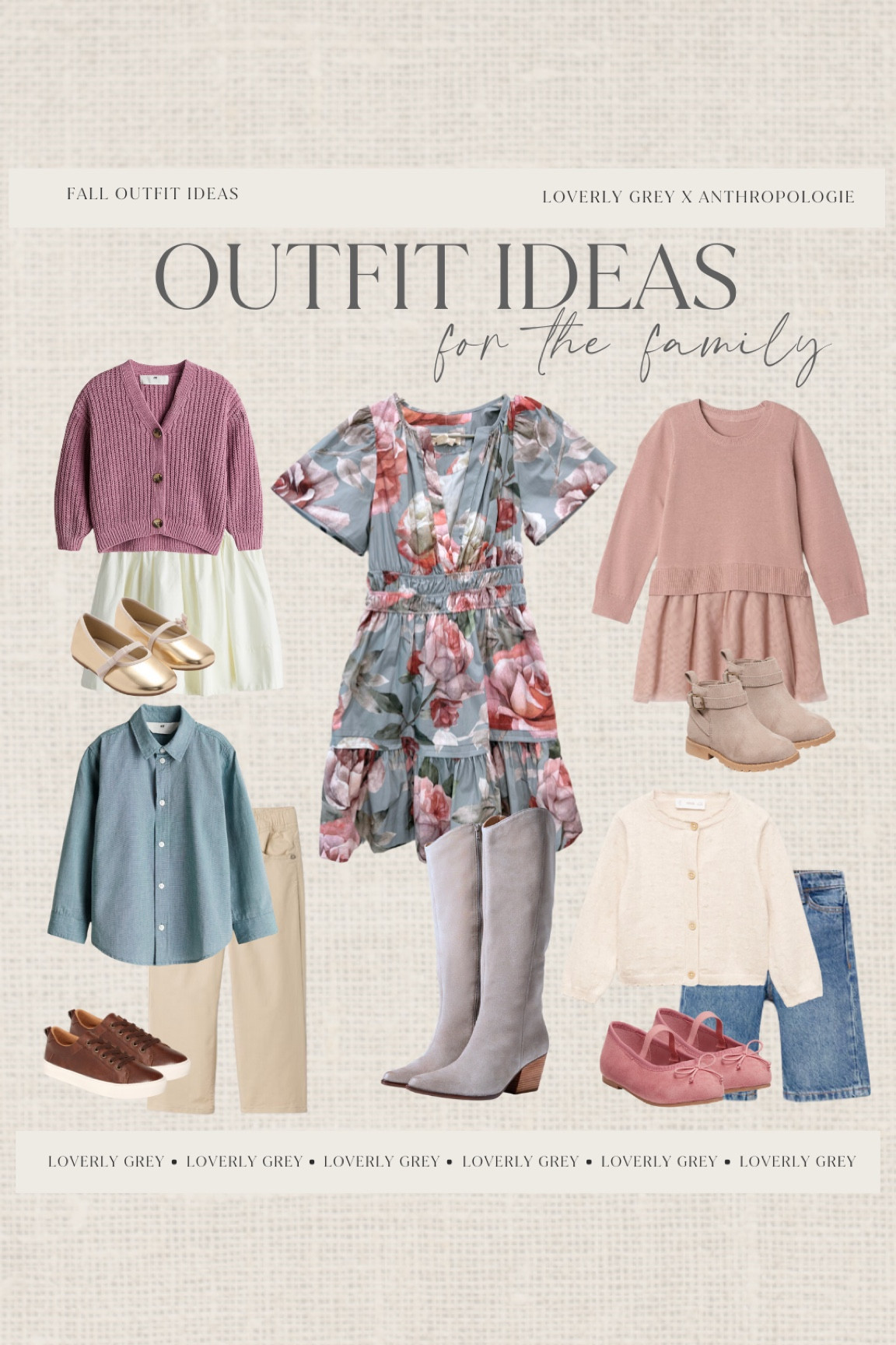 Outfit for the family! This floral dress is one of my favorites from the Loverly Grey x Anthropologie collection! 

Loverly Grey, family outfit ideas 

#LTKSeasonal #LTKStyleTip