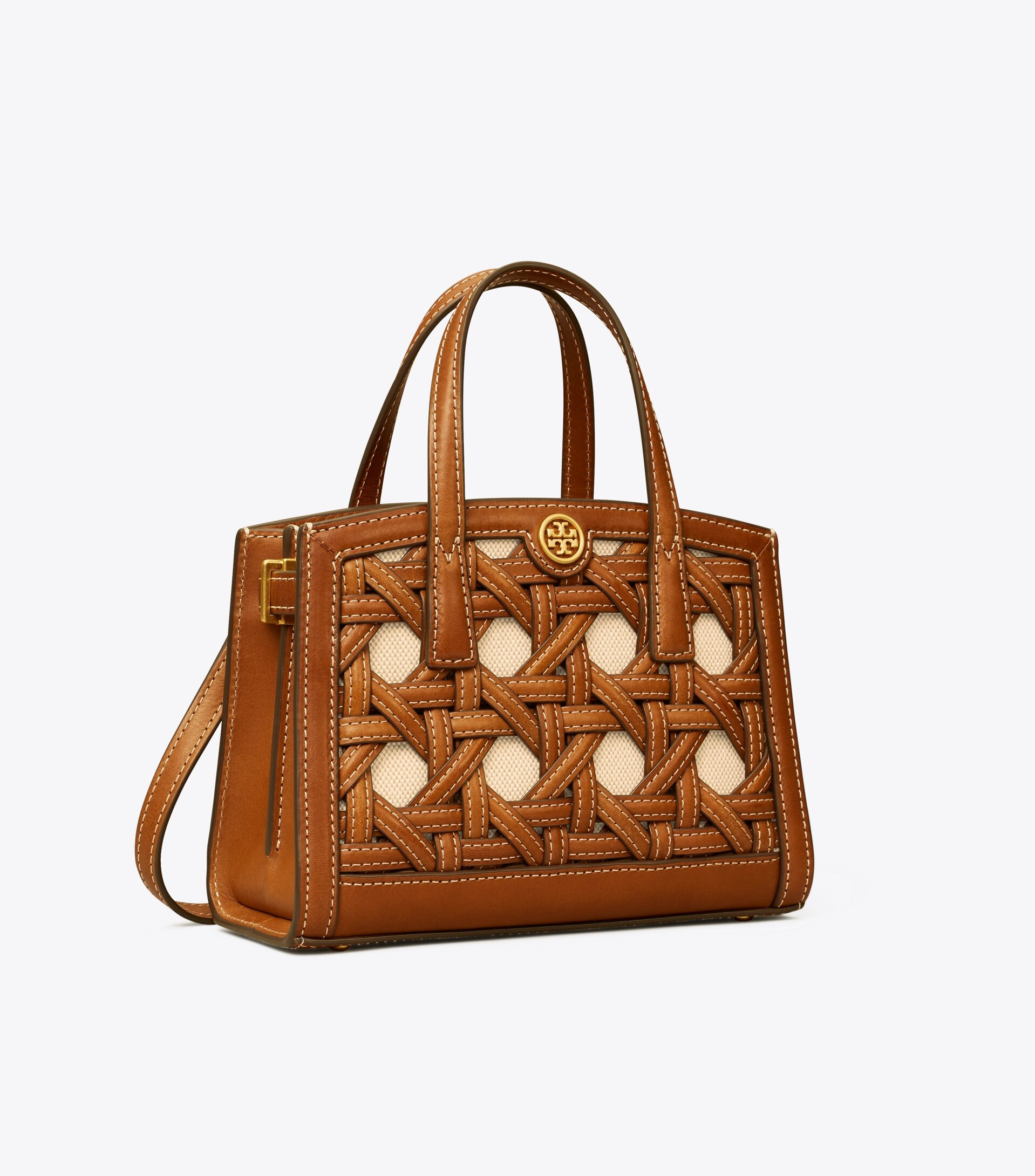 Walker Basket-Weave Micro Satchel | Tory Burch (US)