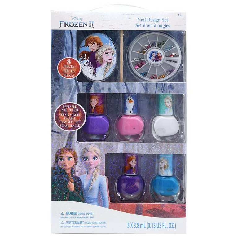 Disney Frozen 8-pc Peelable Nail Design Set One Size Multi | Walmart (US)