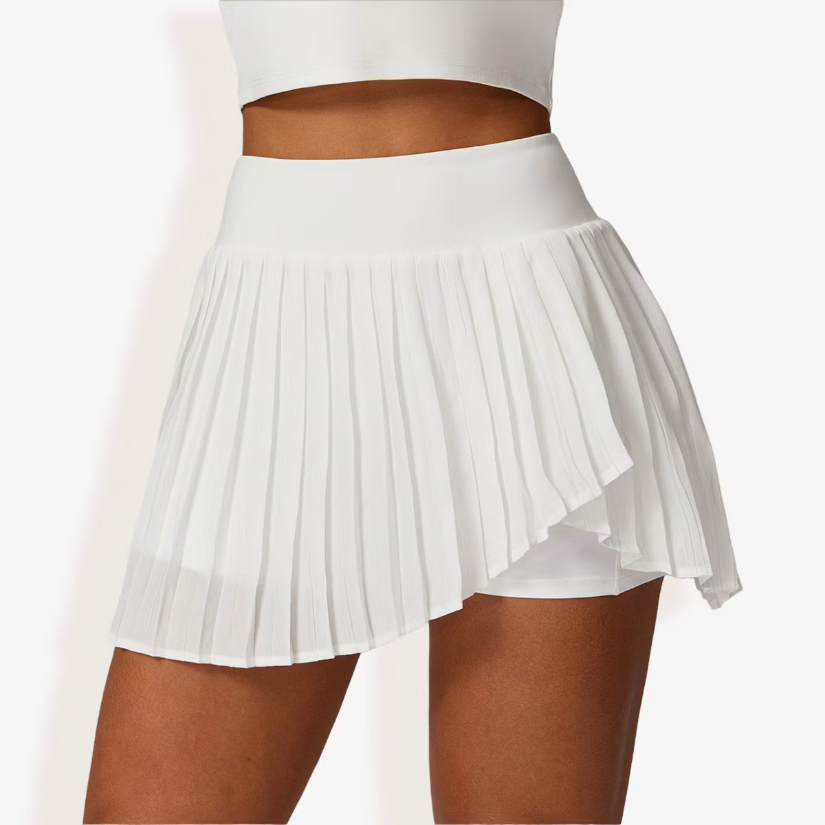 Anna-Kaci Active Women's High Waist Pleated Skort with Built-In Shorts and Asymmetrical Wrap Desi... | Target