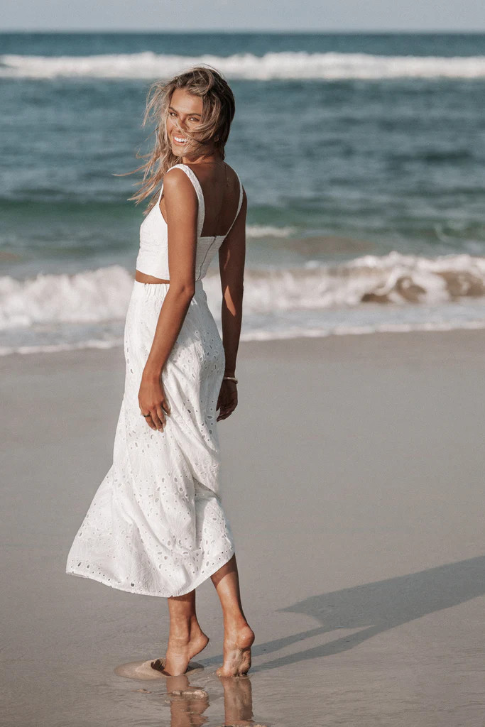 Camellia Two Piece Set - White | Petal & Pup (US)