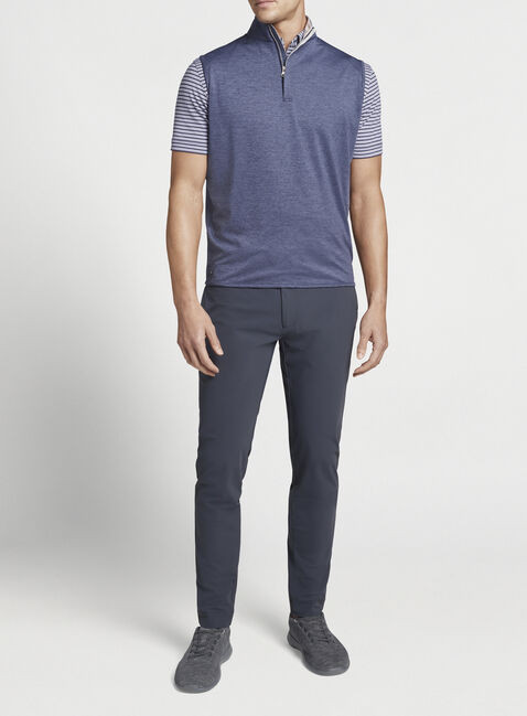 Stealth Performance Quarter Zip Vest | Peter Millar