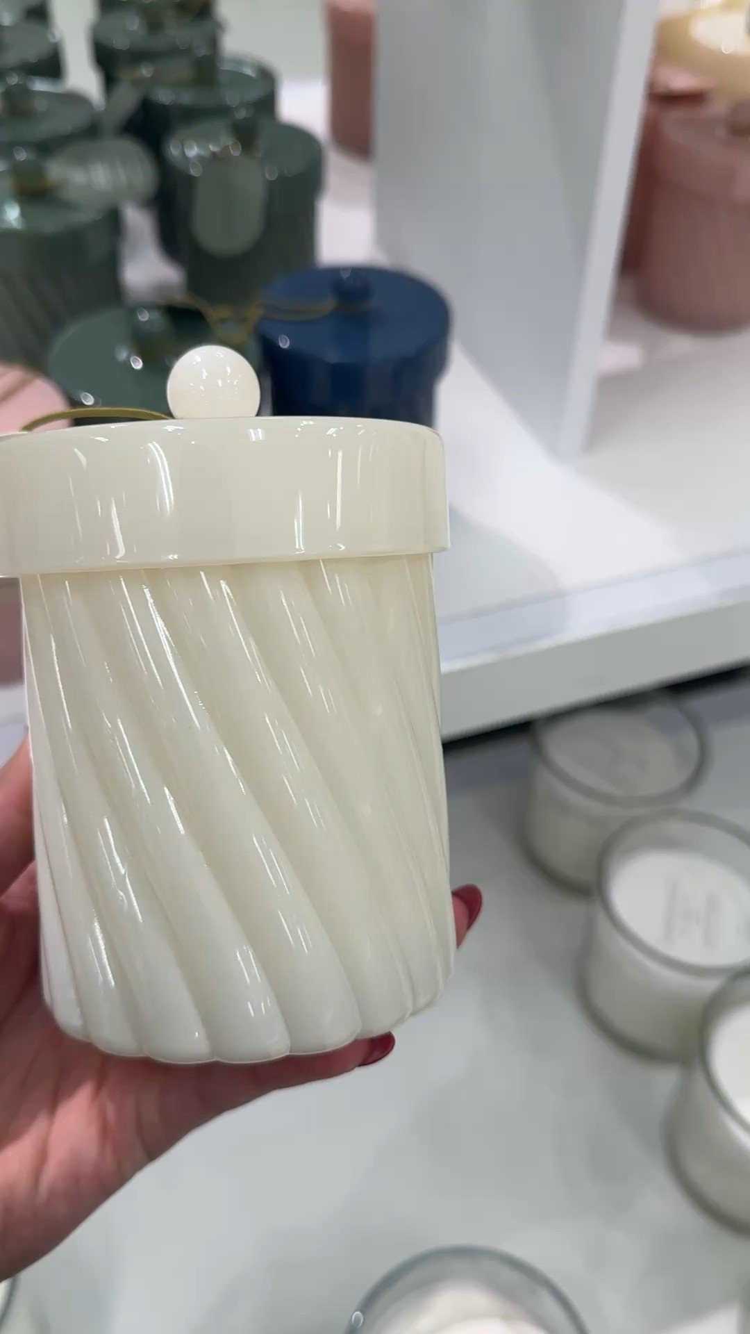 Prettiest candle ever and it smells really nice too 🤎 bought this one and the green color one. 

#LTKHome