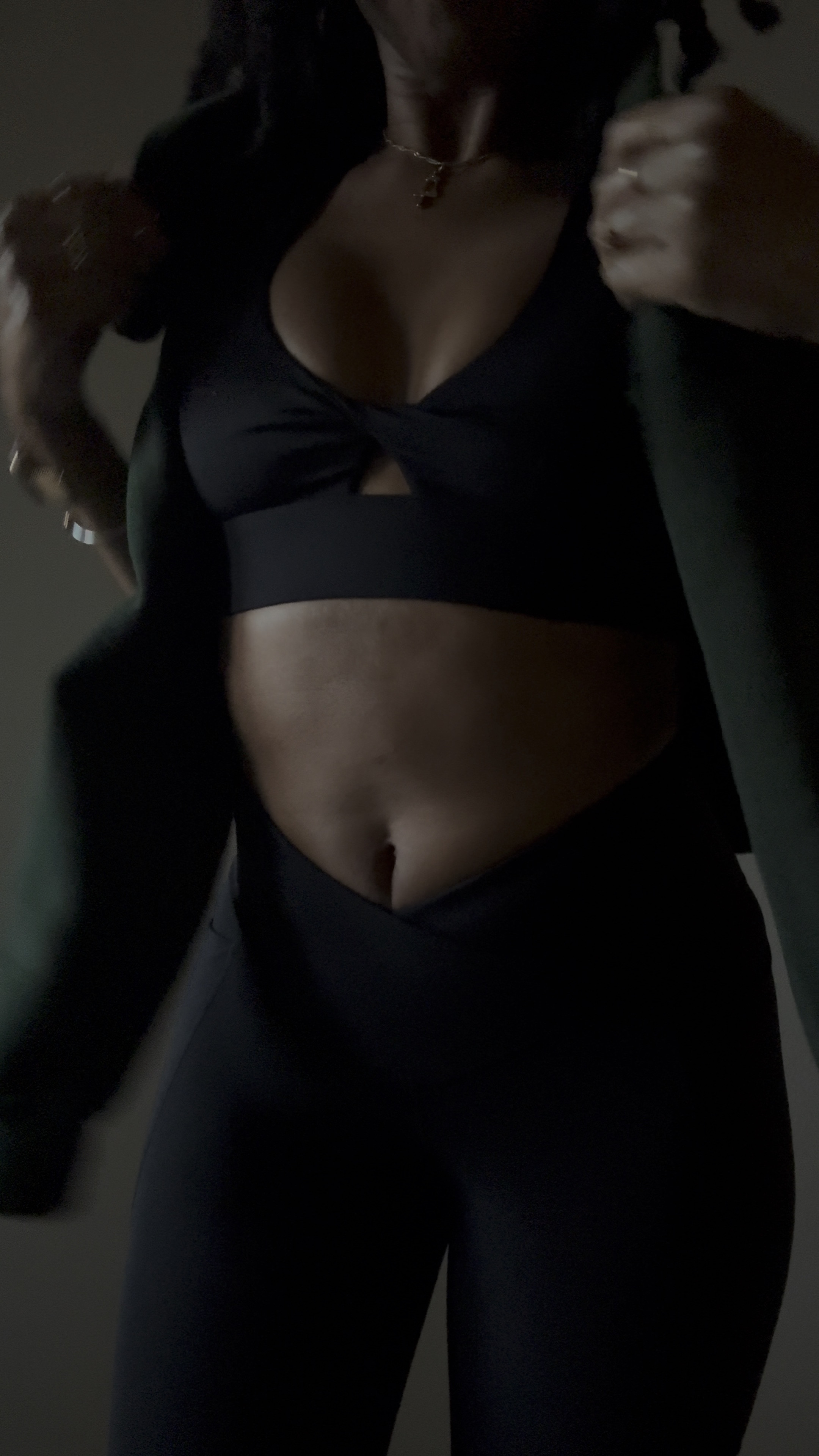 Twist keyhole super supportive sports bra that will not move when you do Pilates and yoga 

#LTKover40 #LTKfitness #LTKstyletip