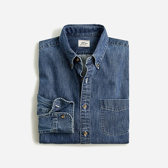 Midweight denim workshirt | J. Crew US