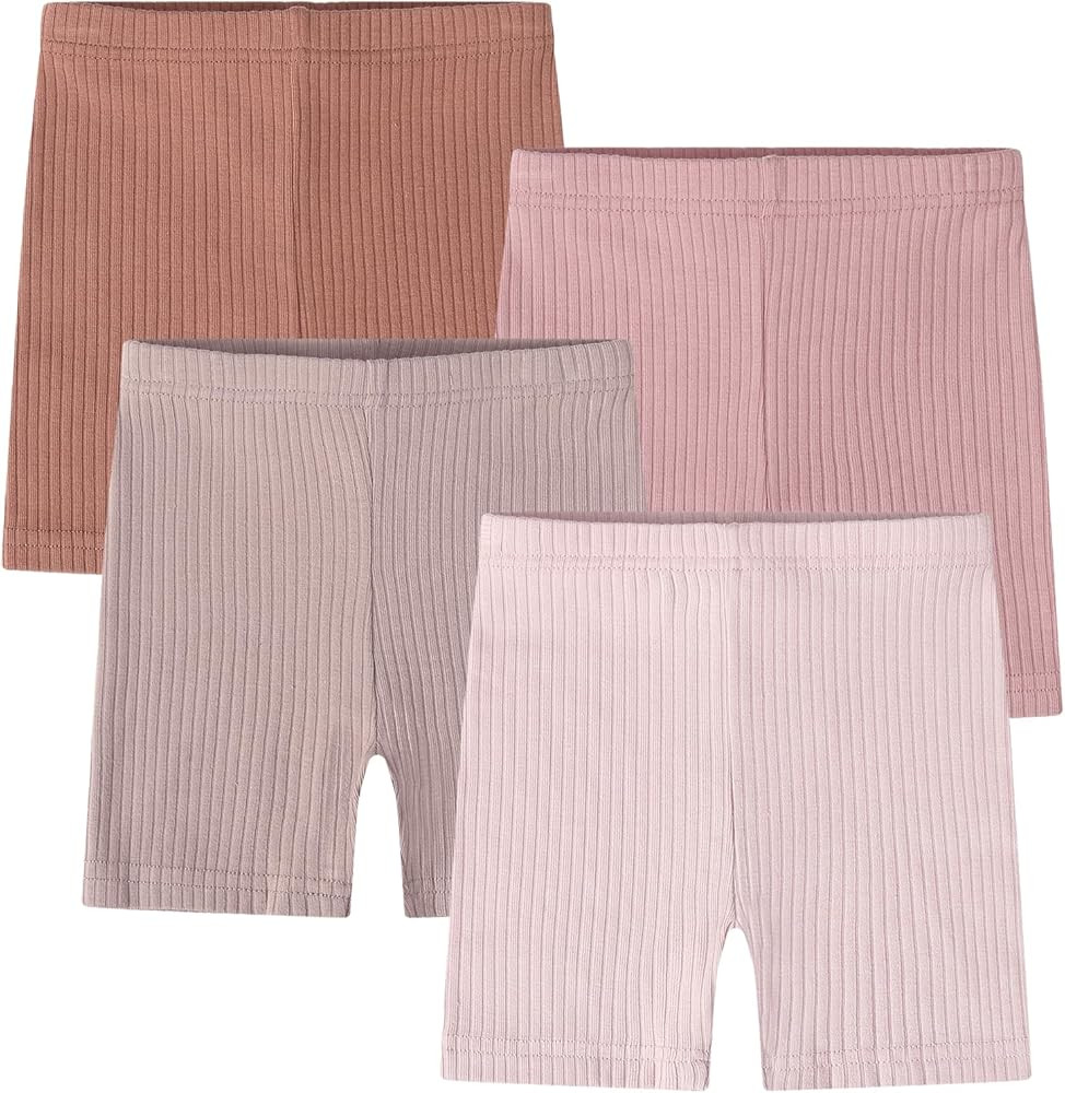 Bafeicao Toddler Organic Cotton Cartwheel Shorts Biker Tights Under Dress Girls Dance Bottom Soli... | Amazon (US)