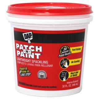 DAP Patch-N-Paint 32 oz. Premium-Grade Lightweight Spackling | The Home Depot