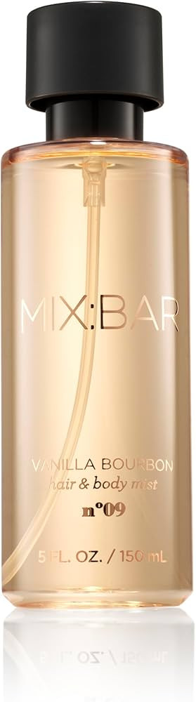 MIX:BAR Vanilla Bourbon Hair + Body Mist, Bedroom Linen Spray - Notes of Sandalwood, Vanilla Bean... | Amazon (US)