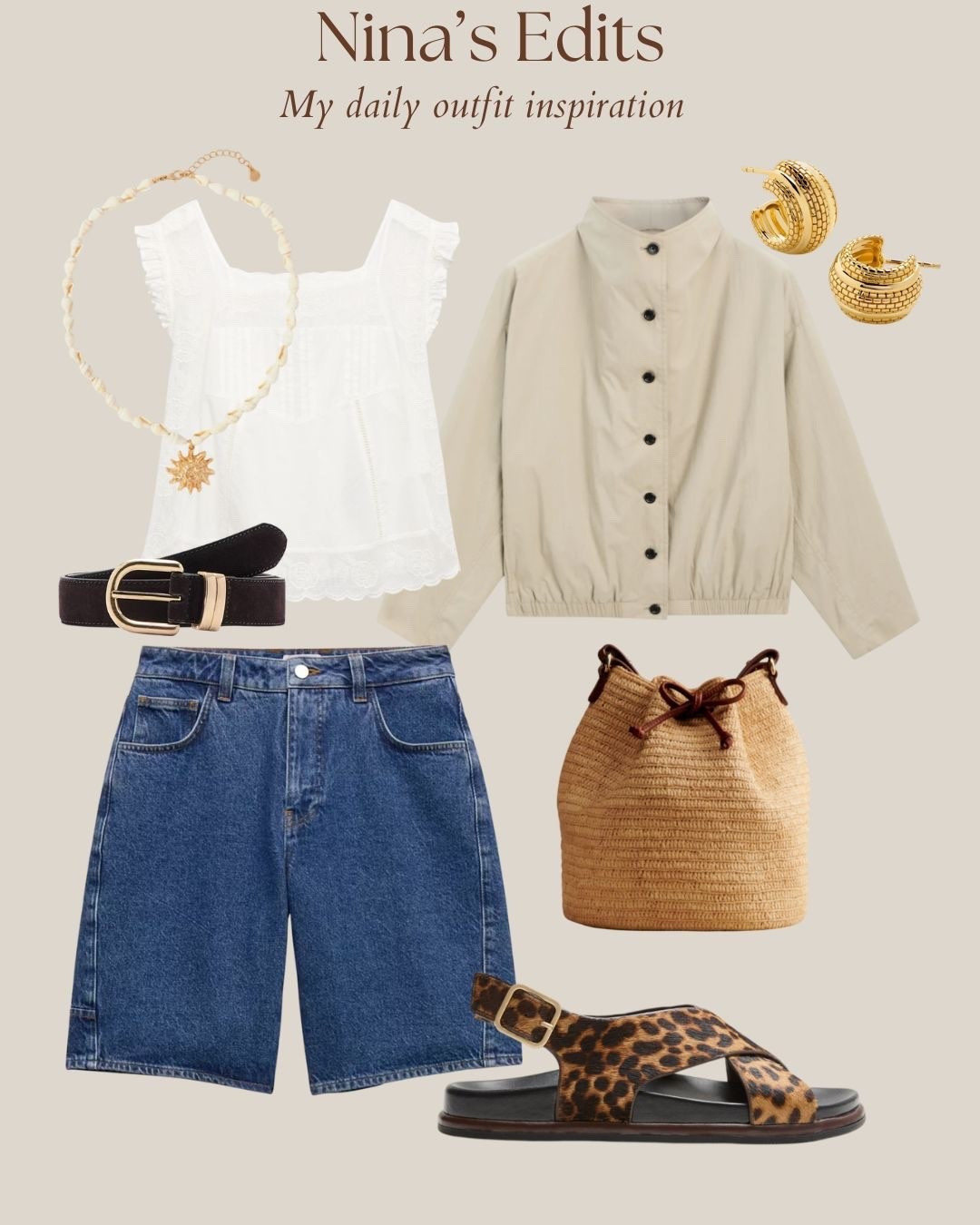 Outfit inspiration styled with M&S white lace cami top 

#LTKspring