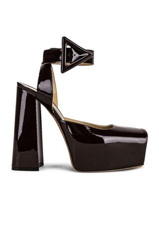 Tower Square Toe Ankle Strap Pumps | FWRD 
