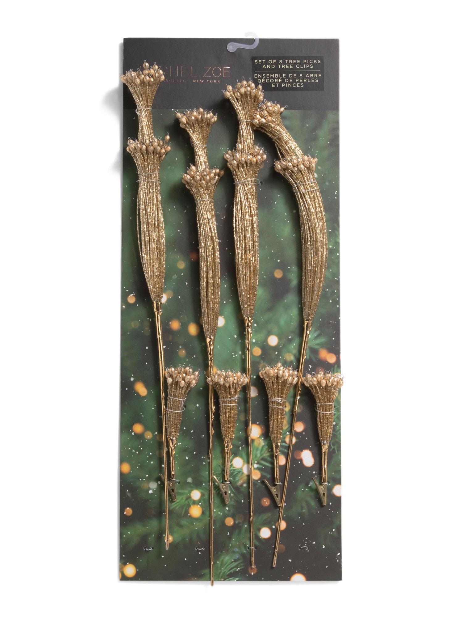 Set Of 8 26in Tree Clips And Picks Ornament Set | Marshalls