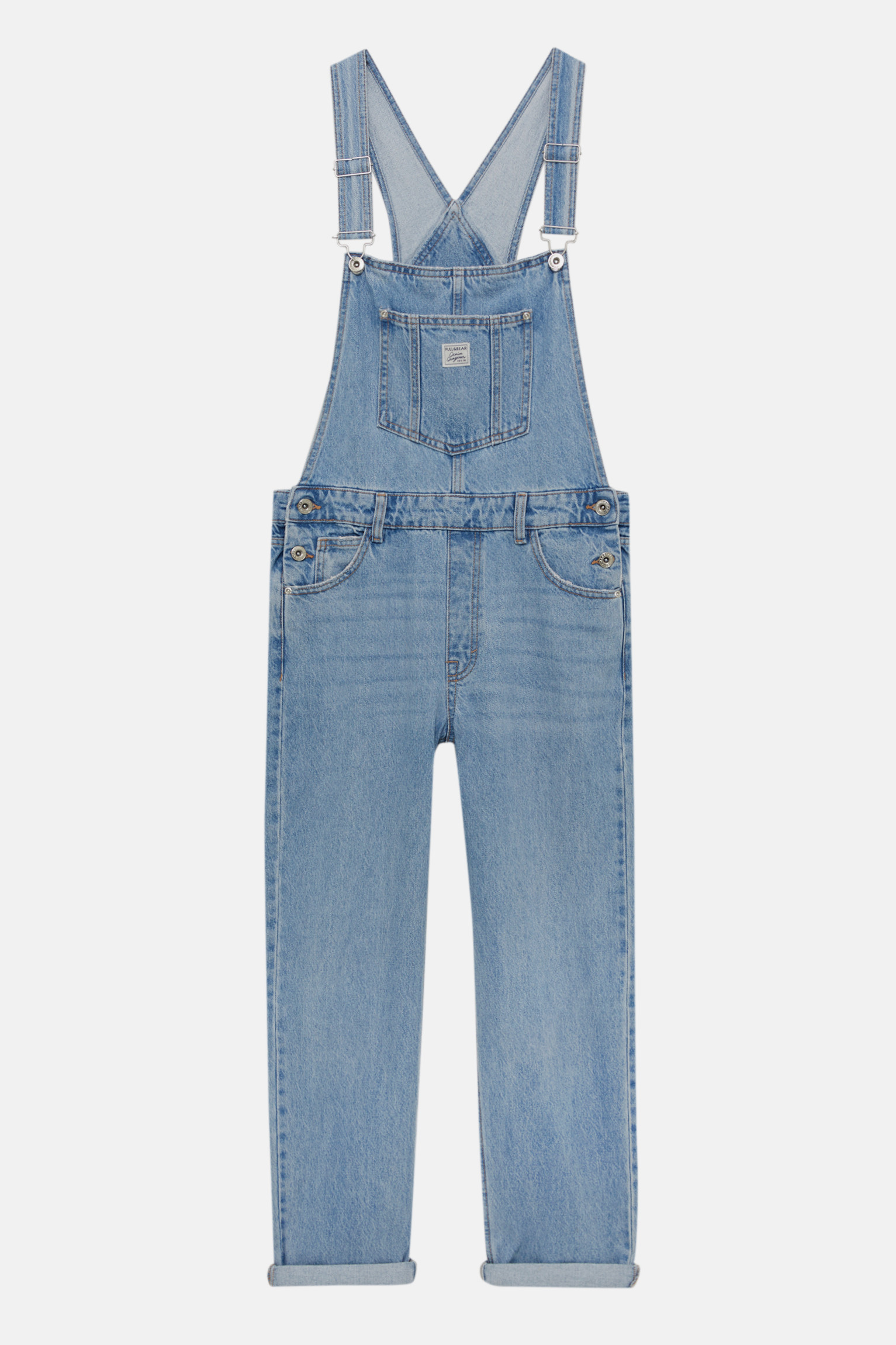 Basic denim dungarees | PULL and BEAR UK